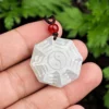 Tai Chi Bagua Natural Jade Pendant