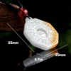 Tai Chi Bagua Natural Jade Pendant