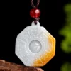 Tai Chi Bagua Natural Jade Pendant