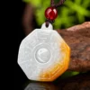 Tai Chi Bagua Natural Jade Pendant