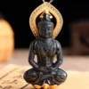 3D Buddha Natural Jade Pendant