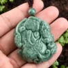 Natural Jade Wealth Pixiu Pendant