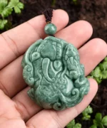 Natural Jade Wealth Pixiu Pendant