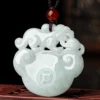 Natural Jade Ruyi Pixiu Pendant