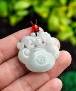 Natural Jade Ruyi Pixiu Pendant