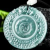 Vintage Pattern Natural Jade Pendant
