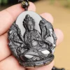 Bodhisattva Patronus Jade Pendant