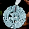 Deer Plum Blossom Natural Jade Pendant