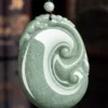 Ruyi Auspicious Natural Jade Pendant