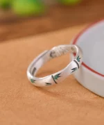 S999 Bamboo Pattern Open Ring