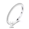Simple Design CZ Diamond S925 Ring