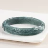 Phoenix Natural Jade Bangle