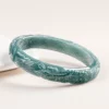 Phoenix Natural Jade Bangle