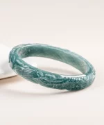 Phoenix Natural Jade Bangle
