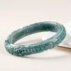 Phoenix Natural Jade Bangle