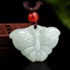 Jadeite Butterfly Natural Jade Pendant