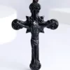 Jesus Christ Cross Natural Jade Pendant