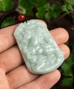 12 Chinese Zodiac Natural Jade Pendant