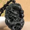 Zodiac Dragon Natural Jade Pendant