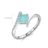 S925 Crystal Fashion Design Ring