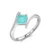 S925 Crystal Fashion Design Ring