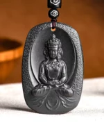 Natural Jade Tara Guanyin Pendant