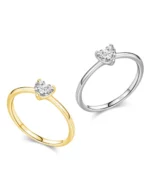 S925 Heart Design Fashion Ring