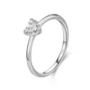 S925 Heart Design Fashion Ring