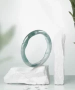 Bamboo Design Natural Jade Ring