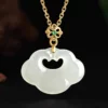 Auspicious Ruyi S925 Natural Jade Pendant