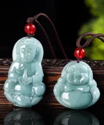 Guanyin / Buddha Natural Jade Pendant