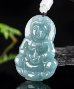 Bottle Guanyin Natural Jade Pendant