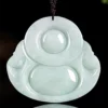 Smile Buddha Natural Jade Pendant
