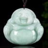 Smile Buddha Natural Jade Pendant