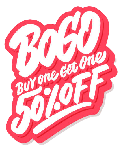 buy 1 get 1 50%off