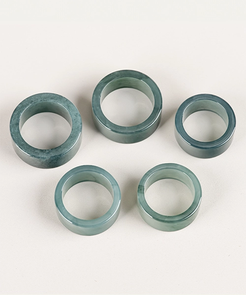 Casual Design Natural Jade Ring - Image 6