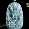 Dragon Two Sided Natural Jade Pendant