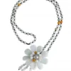 Sunflower Natural Jade Bead Necklace