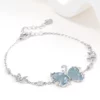 S925 Butterfly Natural Jade Bracelet