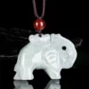 Elephant Natural Jade Pendant