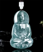 Mahavairocana Buddha Natural Jade Pendant
