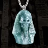 Pharaoh of Egypt Natural Jade Pendant