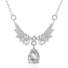 S925 Moissanite Angel Wings Pendant