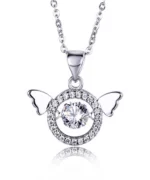 Angel Wings S925 Moissanite Pendant
