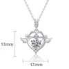 Cupid's Arrow S925 Moissanite Pendant