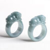 Wealth Pixiu Natural Jade Jade Ring