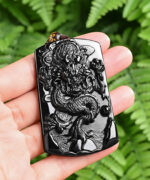 Mystic Dragon Jade Fortune Pendant
