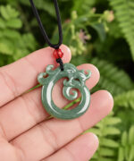 Dragon Hallow Natural Jade Pendant