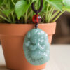Breathtaking Icy Jadeite Mermaid Pendant