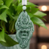Exquisite Natural Jadeite Dragon Pendant - Imperial Pearl of Wealth